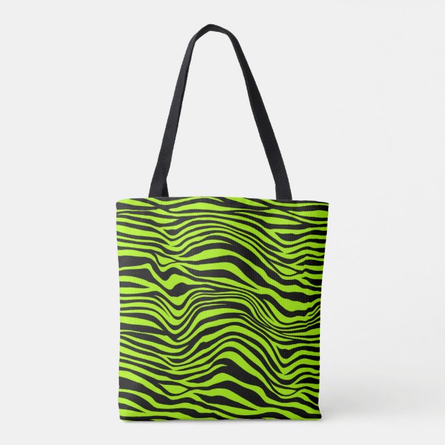 Neon Green Safari Tote (Back)