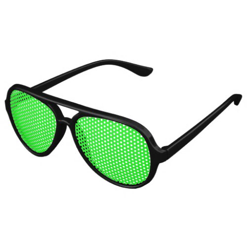 neon green screen bright solid color party aviator sunglasses