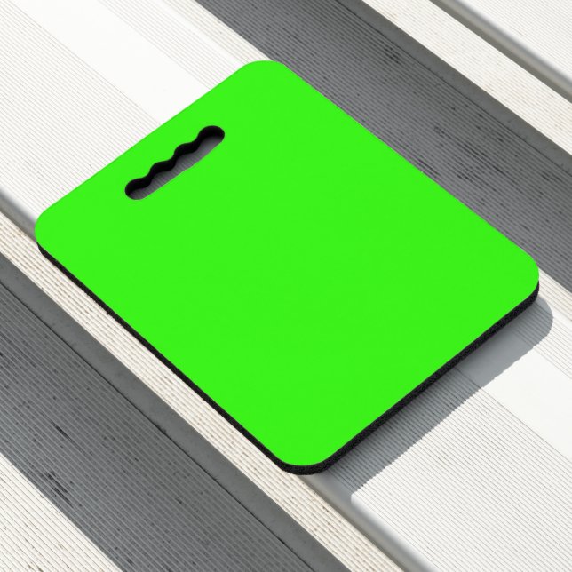 Neon Green Seat Cushion (In Situ)