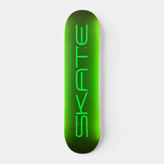 Neon Green Skateboard Zazzle