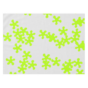 neon green slime grey fun kids tablecloth