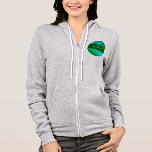 Neon Green Soccer Hoodie (Front)