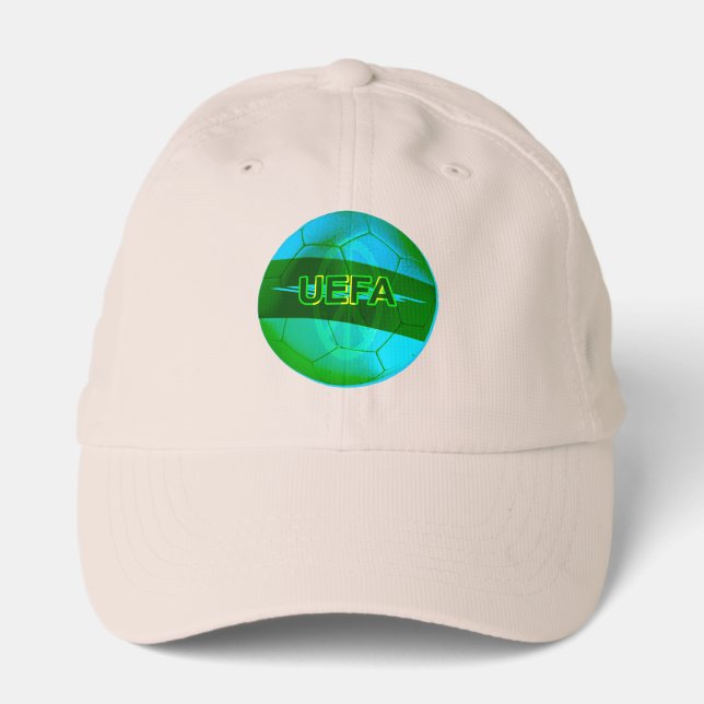 Neon Green Soccer Performance Cap (Front)