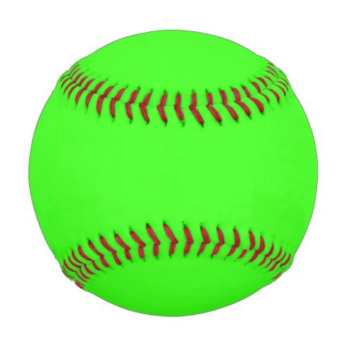 Neon Green Solid Color Baseball