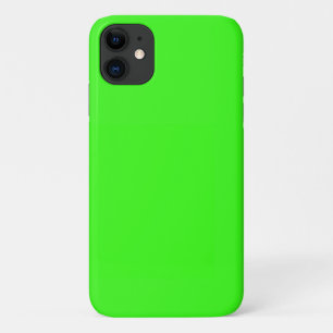 Neon Green Solid Color iPhone 11 Case
