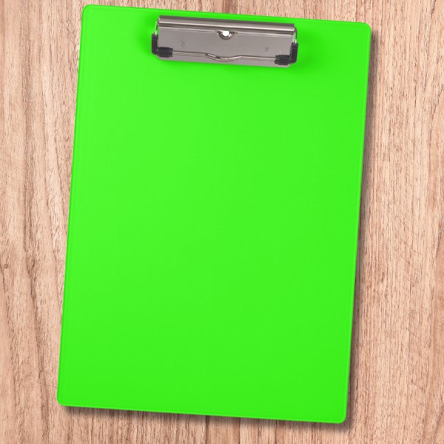 Neon Green Solid Color | Classic Clipboard (Creator Uploaded)