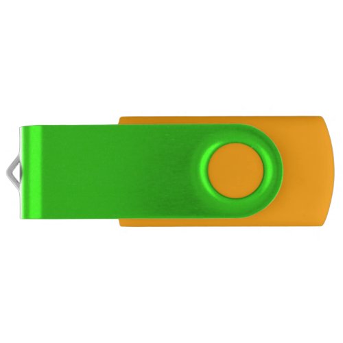 Neon Green Solid Color  Classic Flash Drive