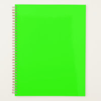 Neon Green Solid Color | Classic Planner