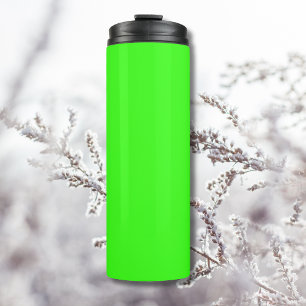 Neon Green Solid Color Classic Thermal Tumbler