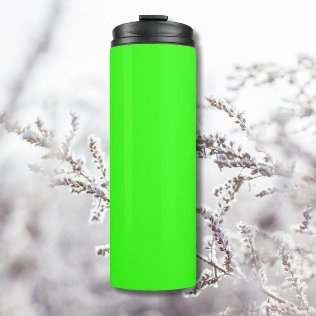 Neon Green Solid Color | Classic Thermal Tumbler (Creator Uploaded)