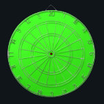 Neon Green Solid Color  Dart Board<br><div class="desc">Neon Green Solid Color Modern Color.</div>