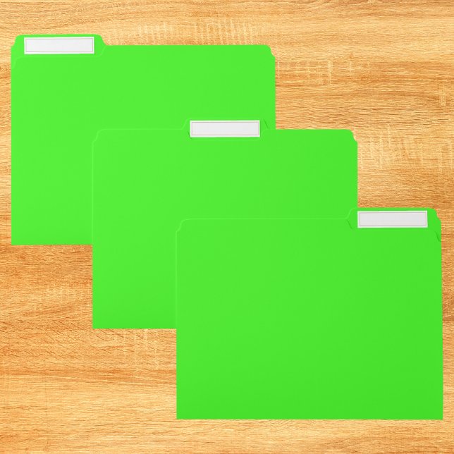 Neon Green Solid Color File Folder (Creator Uploaded)