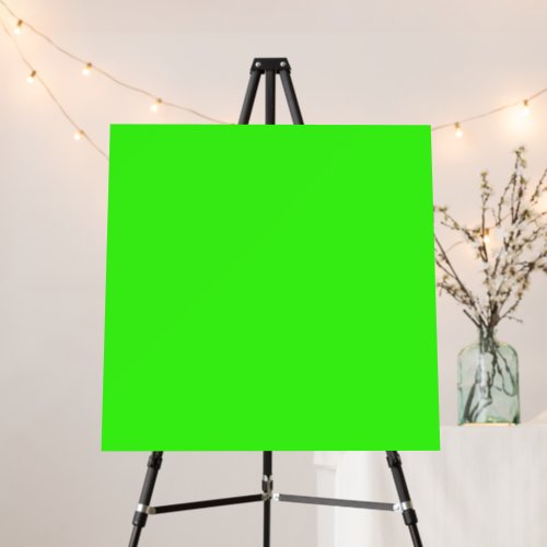 Neon Green Solid Color Foam Board
