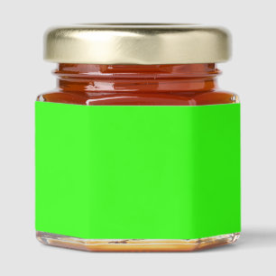 Neon Green Solid Color Honey Jar Favors
