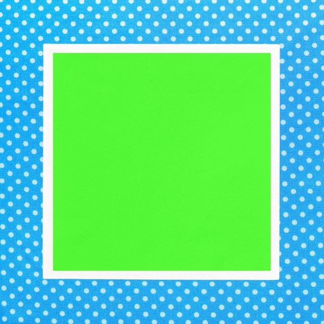 Neon Green Solid Color Napkins (Creator Uploaded)