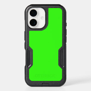 Neon Green Solid Color iPhone 16 Case