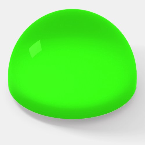 Neon Green Solid Color Paperweight