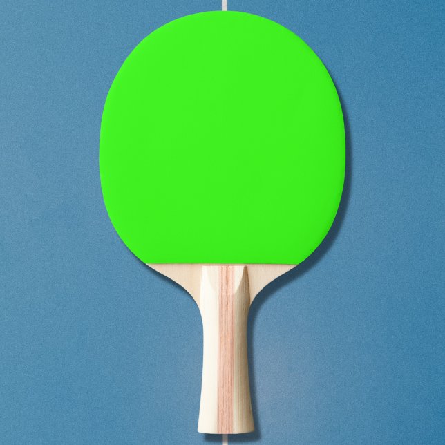 Neon Green Solid Color Ping Pong Paddle (Creator Uploaded)
