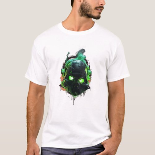 Neon Green Xbox Smoke T_Shirt Designs