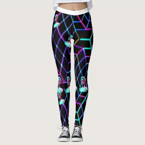 NEON GRID 1 Leggings