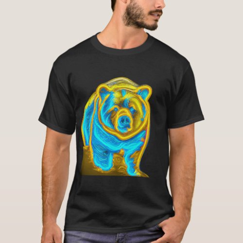 Neon grizzly  T_Shirt