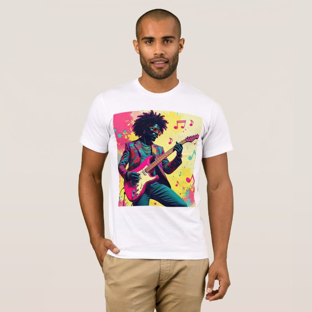 Neon Groove Collective — Psykedelisk Konst & Musik T-Shirt (Front Full)