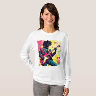 Neon Groove Collective — Psykedelisk Konst & Musik T-Shirt