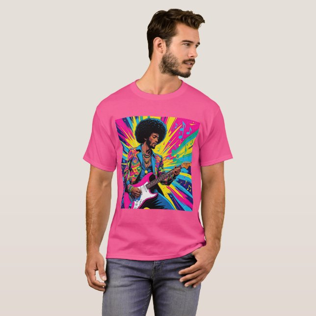 Neon Groove Collective — Psykedelisk Konst & Musik T-Shirt (Front Full)