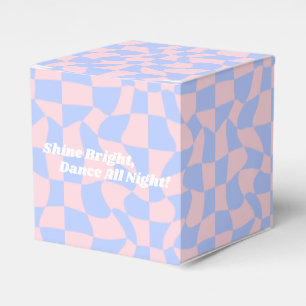 Neon Groovy Disco Favor Boxes