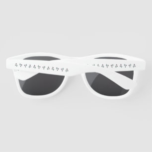 Neon Groovy Disco Sunglasses