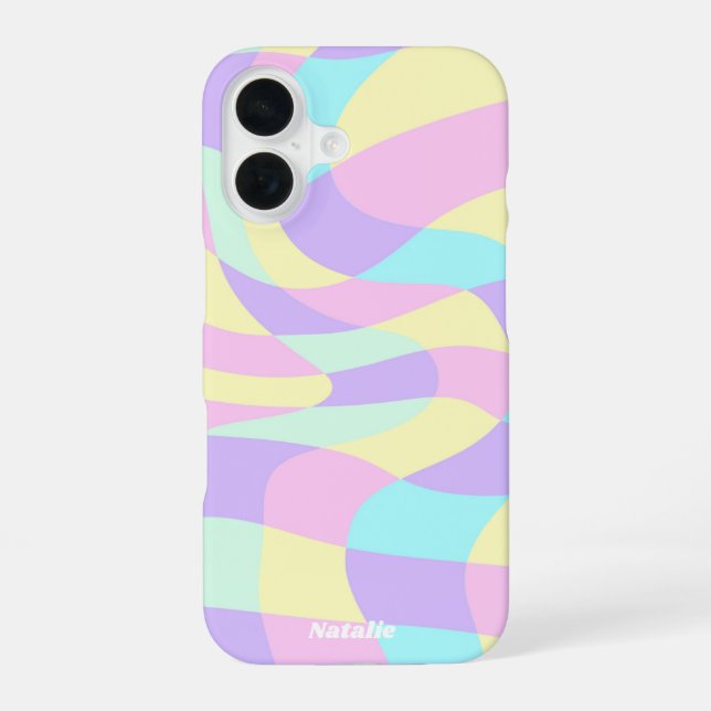 Neon Groovy Iphone Case (Back)
