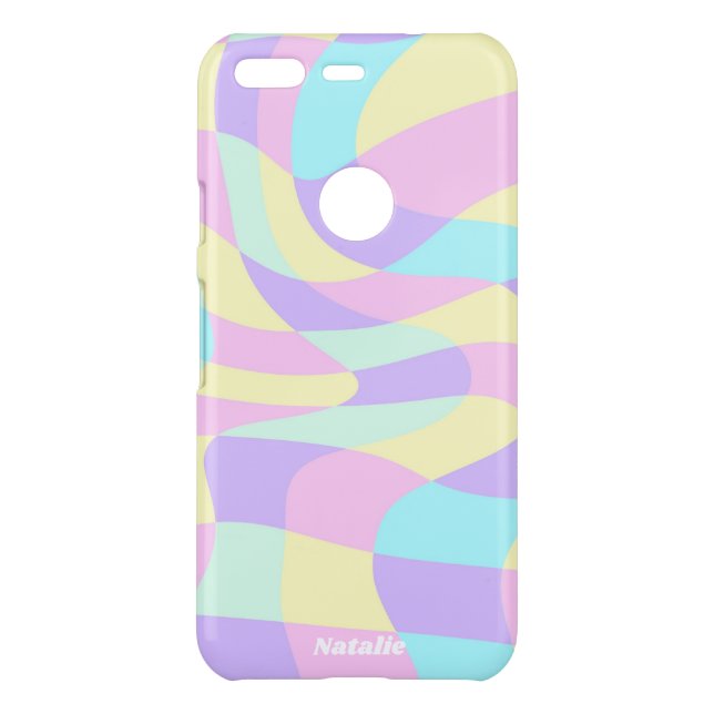 Neon Groovy Uncommon Google Pixel Case (Back)