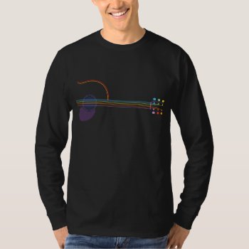 Neon Guitar T-shirt by kbilltv at Zazzle