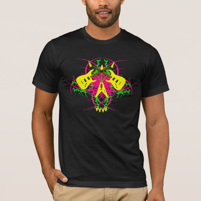 Neon Guitar T-Shirt (Front)