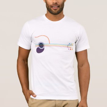 Neon Guitar T-shirt by kbilltv at Zazzle