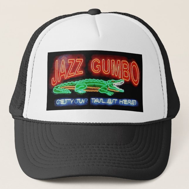 Neon Gumbo Trucker Hat (Front)