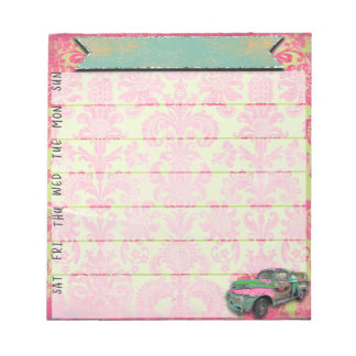 Neon Gypsy Weekly Planner Notepad