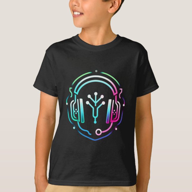 Neon headset T-Shirt (Front)