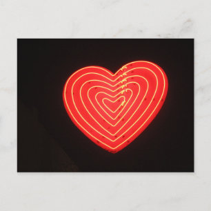 Neon Heart 2 Postcard