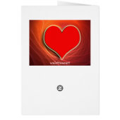 Neon Heart Card (Back)