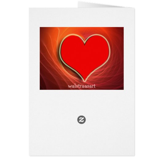 Neon Heart Card (Back)