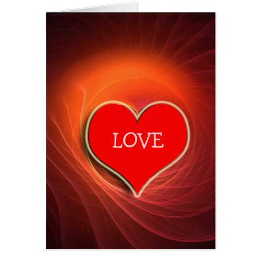 Neon Heart Card (Front)