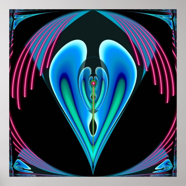 Neon Heart Poster (Front)