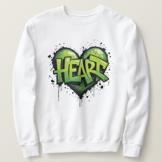 Neon Heartbeat Sweatshirt (Design Front)