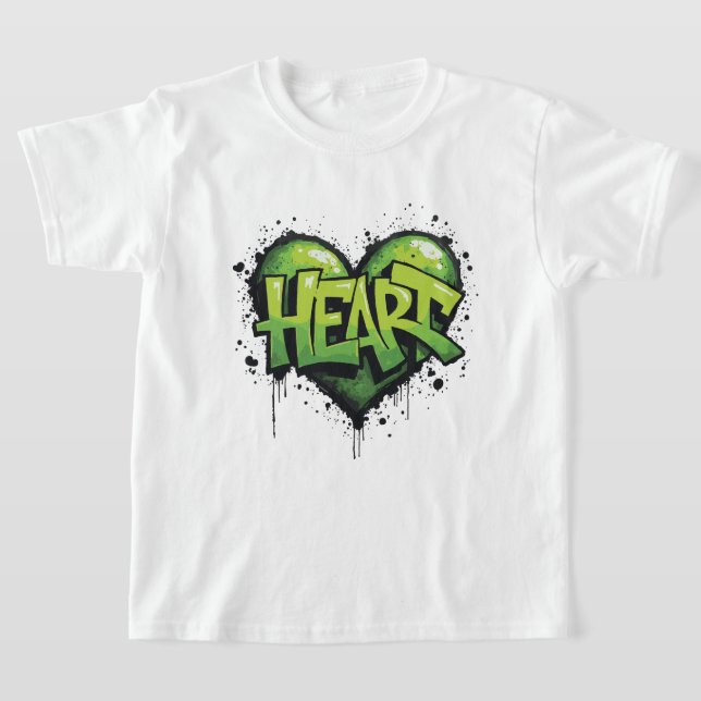 Neon Heartbeat T-Shirt (Laydown)