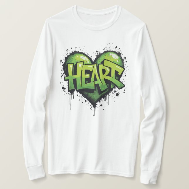 Neon Heartbeat T-Shirt (Design Front)