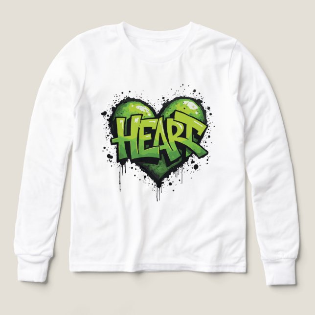 Neon Heartbeat Tri-Blend Shirts (Design Front)