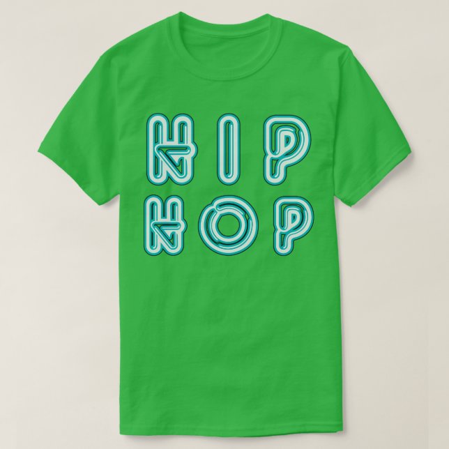 Neon Hip Hop T-Shirt (Design Front)