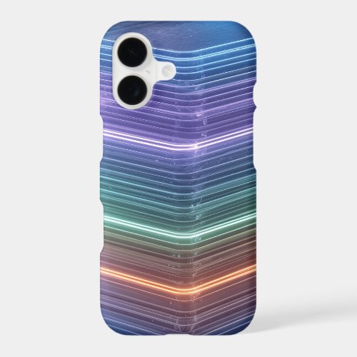 Neon Horizontal Pattern iPhone 17 Case