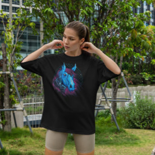Neon Horse  T-Shirt